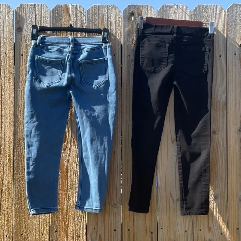 Take 50% OFF- Bundle of 2 Girls Jeans/Pants, Size-7
